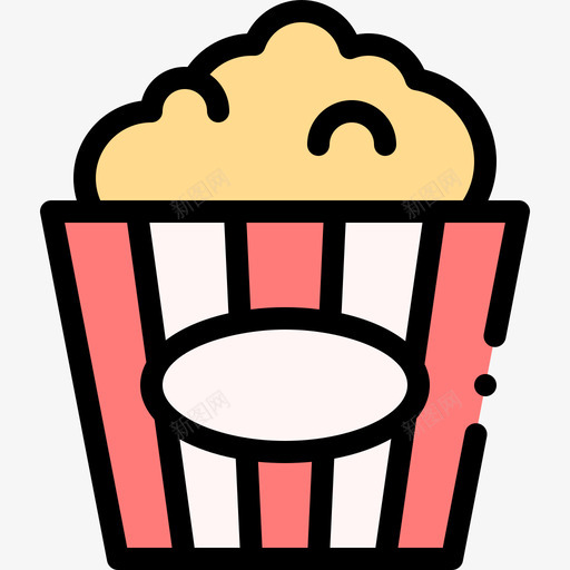 爆米花instagram重点报道食品1线性颜色svg_新图网 https://ixintu.com 爆米花 instagram 重点 报道 食品 线性 颜色