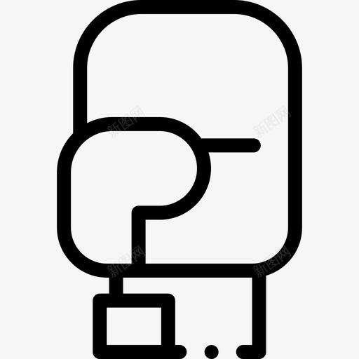 拳击手套运动装备35线性svg_新图网 https://ixintu.com 拳击 拳击手 手套 运动 运动装 装备 线性