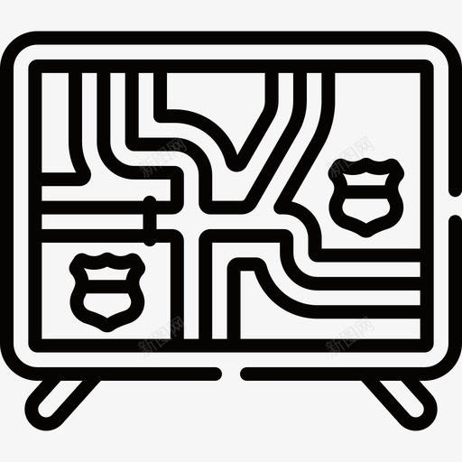 路线图5号高速公路直线svg_新图网 https://ixintu.com 路线图 5号 高速公路 直线