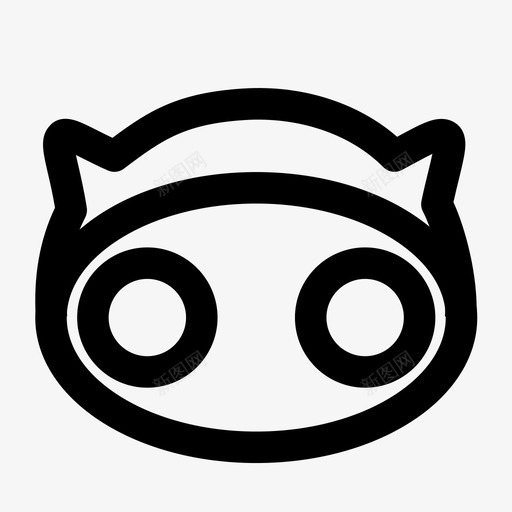 猪仔svg_新图网 https://ixintu.com 猪仔 单色