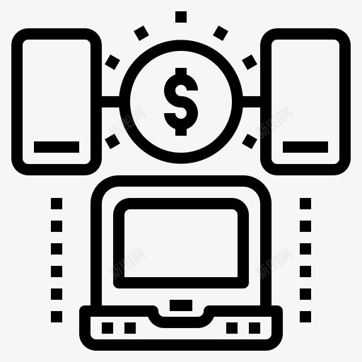 在线支付金融51线性svg_新图网 https://ixintu.com 在线支付 金融 线性