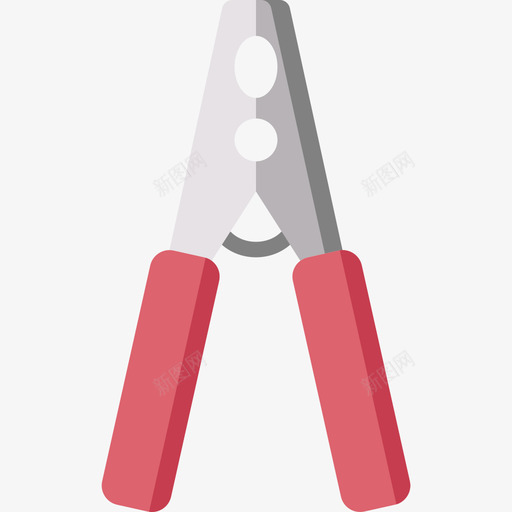 钳夹电工工具和元件2扁平svg_新图网 https://ixintu.com 钳夹 电工 工具 元件 扁平