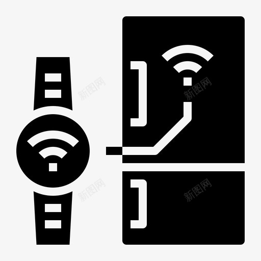 智能手表物联网79填充svg_新图网 https://ixintu.com 智能 手表 联网 填充
