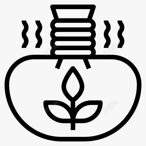 草药替代药物42线性svg_新图网 https://ixintu.com 草药 替代 药物 线性