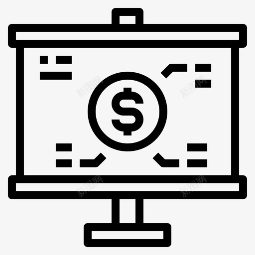 陈述商业和财务3线性svg_新图网 https://ixintu.com 陈述 商业 财务 线性