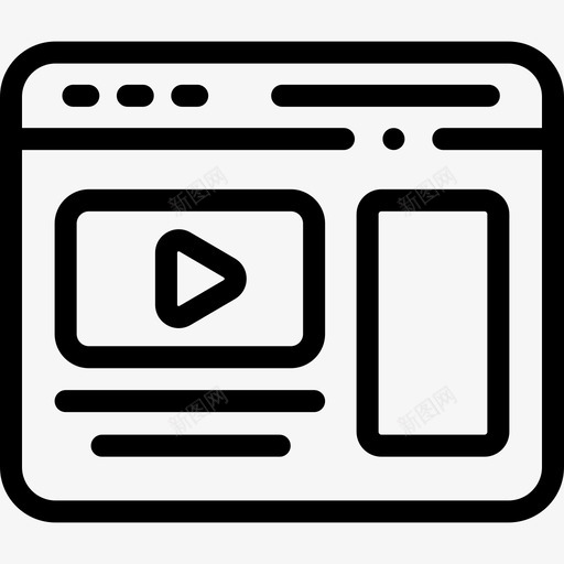 视频视频和摄像机10线性svg_新图网 https://ixintu.com 视频 摄像机 线性
