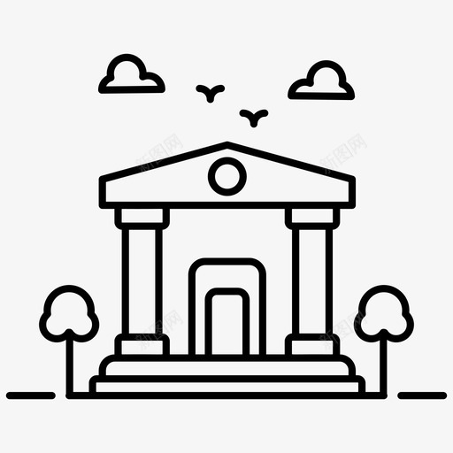银行银行大厦商务中心svg_新图网 https://ixintu.com 银行 大厦 金融 商务中心 办公室 企业 营销 矢量 矢量图 图标