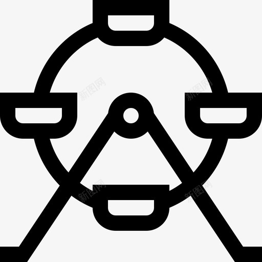 摩天轮行程295直线svg_新图网 https://ixintu.com 摩天轮 行程 直线