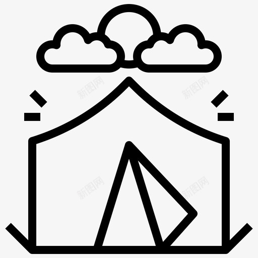 野营假日18直系svg_新图网 https://ixintu.com 野营 假日 直系