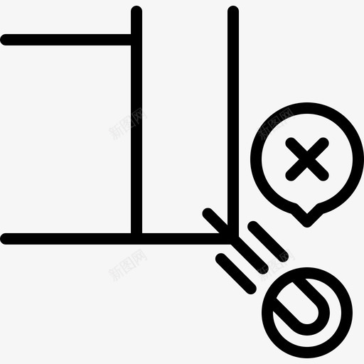 出局网球10分直线型svg_新图网 https://ixintu.com 出局 网球 10分 直线 线型