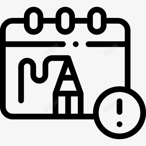 截止日期平面设计师43线性svg_新图网 https://ixintu.com 截止 截止日 日期 平面 平面设计 设计师 线性