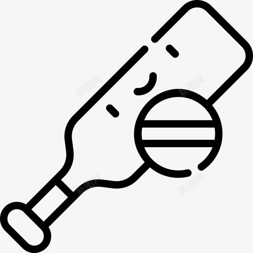 板球澳大利亚第一天直线svg_新图网 https://ixintu.com 板球 澳大利亚 第一天 直线