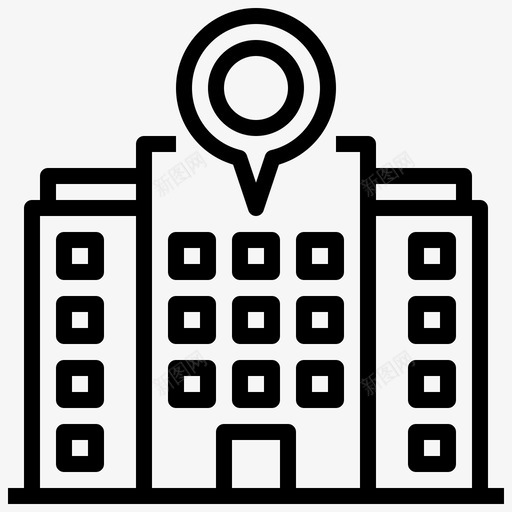 办公室共用工作空间10直线svg_新图网 https://ixintu.com 办公室 共用 工作 空间 直线