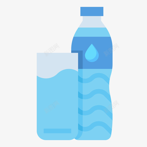 水健身和健康5平svg_新图网 https://ixintu.com 健身 健康