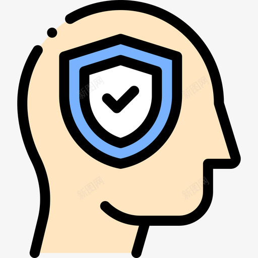 安全人心所向线性颜色svg_新图网 https://ixintu.com 安全 人心所向 线性 颜色
