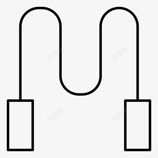 绳子跳绳运动svg_新图网 https://ixintu.com 跳绳 绳子 运动