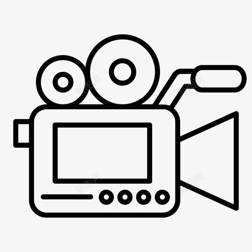 摄像机计算机设备svg_新图网 https://ixintu.com 摄像机 技术 计算机 设备 概要