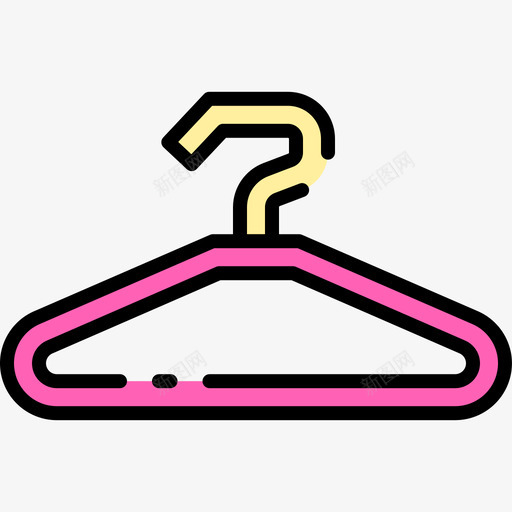 衣架清洁134线性颜色svg_新图网 https://ixintu.com 衣架 清洁 线性 颜色