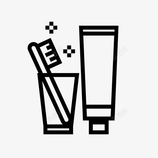 牙齿卫生牙刷和牙膏牙齿卫生牙齿护理svg_新图网 https://ixintu.com 牙齿 卫生 牙刷 牙膏 护理 刷牙 保健 牙科