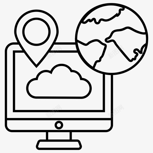 在线位置地理点gpssvg_新图网 https://ixintu.com 在线 位置 地理 gps 跟踪 导航 地址 托管 矢量 矢量图 图标
