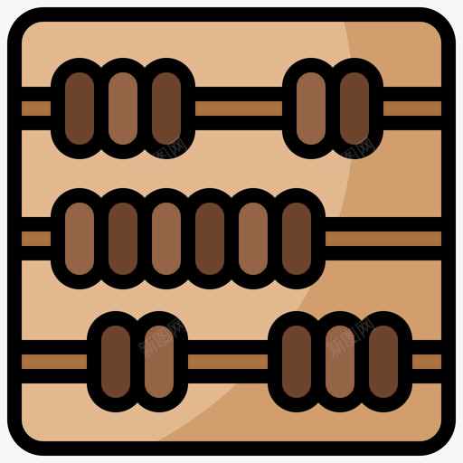 算盘税30线颜色svg_新图网 https://ixintu.com 算盘 颜色