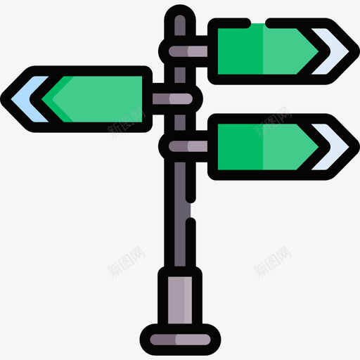 路标3号高速公路线形颜色svg_新图网 https://ixintu.com 路标 3号 高速公路 线形 颜色