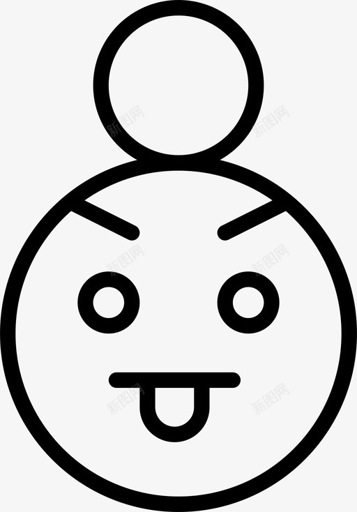 无礼恶作剧舌头svg_新图网 https://ixintu.com 无礼 恶作剧 舌头 不公 公开 女人 脸色 瘦削