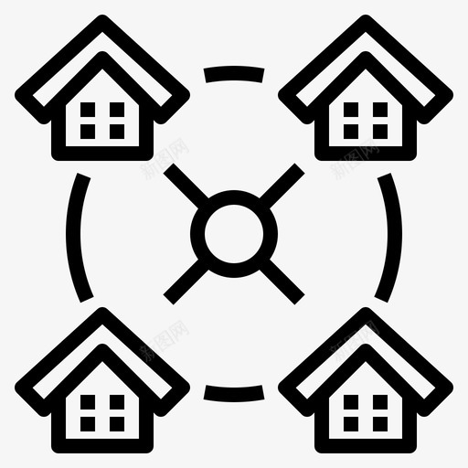 连接安全1线性svg_新图网 https://ixintu.com 连接 安全 线性