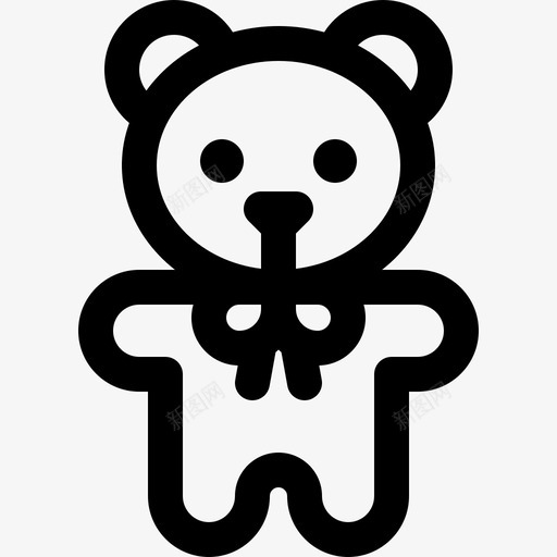 熊情人节132直系svg_新图网 https://ixintu.com 情人节 直系