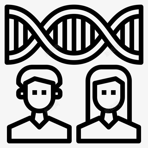 遗传学生物化学30线性svg_新图网 https://ixintu.com 遗传学 生物化学 线性