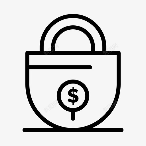 生意投资锁svg_新图网 https://ixintu.com 生意 投资