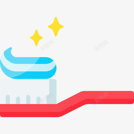 牙刷睡觉时间44扁平svg_新图网 https://ixintu.com 牙刷 睡觉 时间 扁平