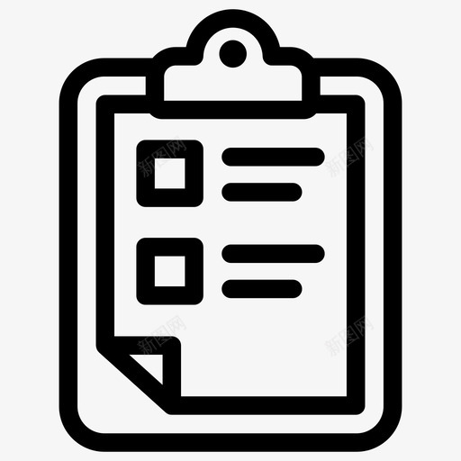 待办事项列表检查表文档svg_新图网 https://ixintu.com 列表 待办 事项 检查表 文档 计划 任务 web 开发 矢量 矢量图