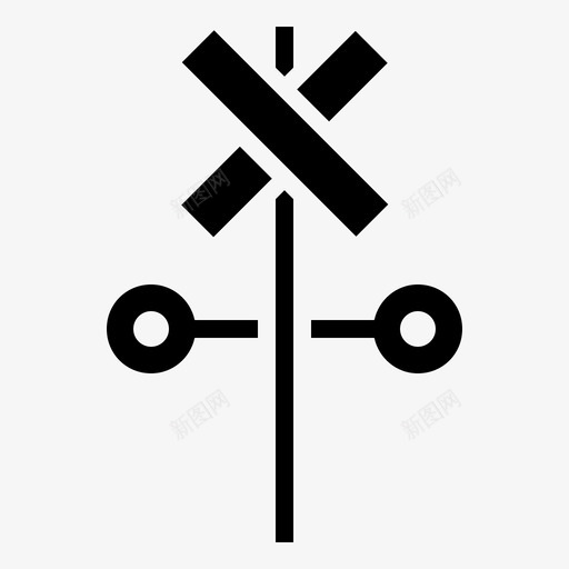 标志45号铁路填充svg_新图网 https://ixintu.com 标志 45号 铁路 填充