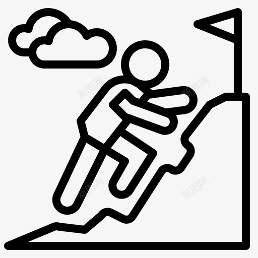 登山徒步旅行运动svg_新图网 https://ixintu.com 登山 徒步旅行 运动 户外 休闲 线路