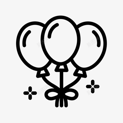 阳台生日装饰svg_新图网 https://ixintu.com 阳台 生日 装饰 派对