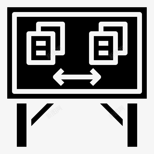 办公家具板8填充svg_新图网 https://ixintu.com 办公 家具 填充