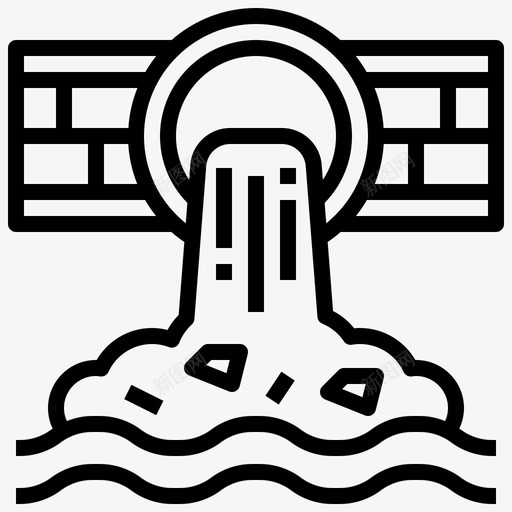 污染气候变化37线性svg_新图网 https://ixintu.com 污染 气候变化 线性