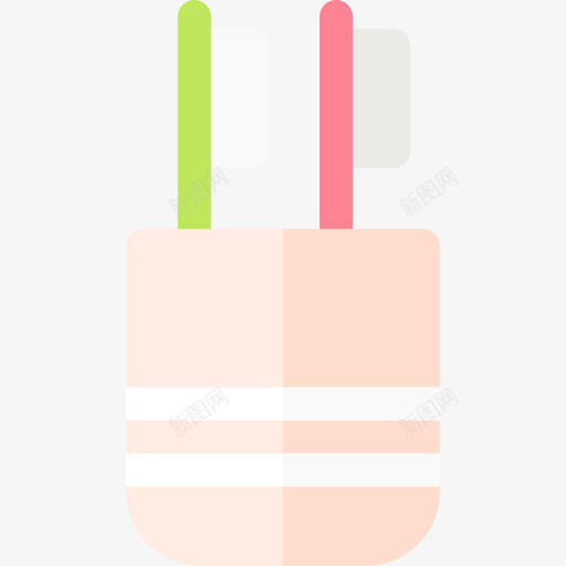 牙刷睡觉时间52扁平svg_新图网 https://ixintu.com 牙刷 睡觉 时间 扁平
