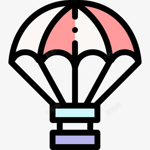 降落伞运动装备36线性颜色svg_新图网 https://ixintu.com 降落伞 运动 运动装 装备 线性 颜色