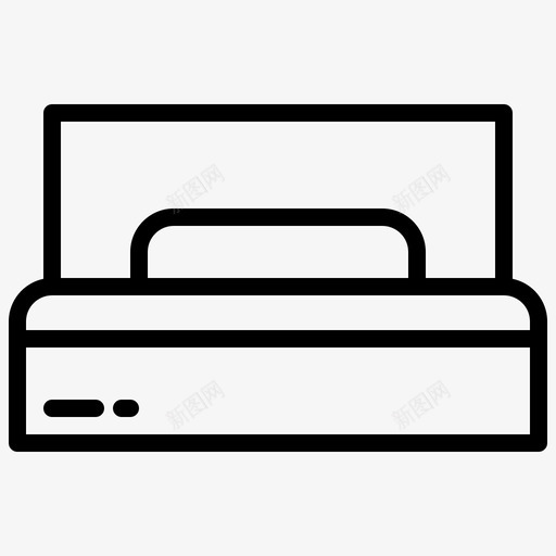 沙发床家具57线性svg_新图网 https://ixintu.com 沙发 家具 线性