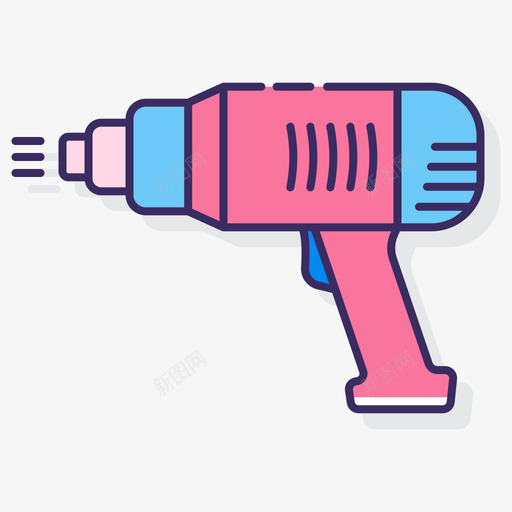 鼓风机diy11线性颜色svg_新图网 https://ixintu.com 鼓风机 diy 线性 颜色