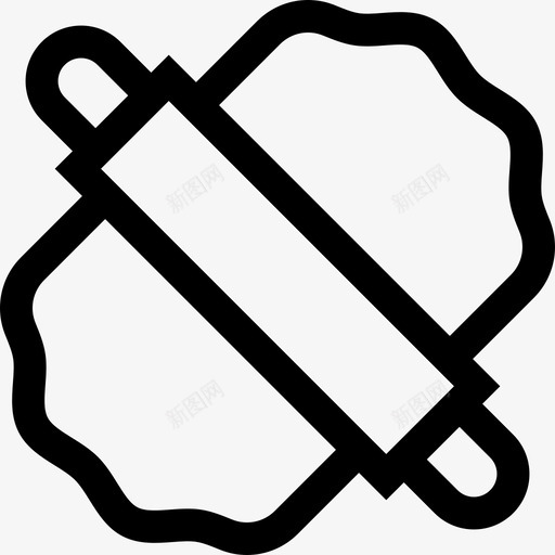 烘焙呆在家1线性svg_新图网 https://ixintu.com 烘焙 呆在家 线性