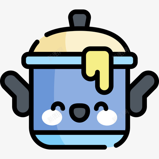 烹饪锅家庭生活24线性颜色svg_新图网 https://ixintu.com 烹饪 家庭生活 线性 颜色