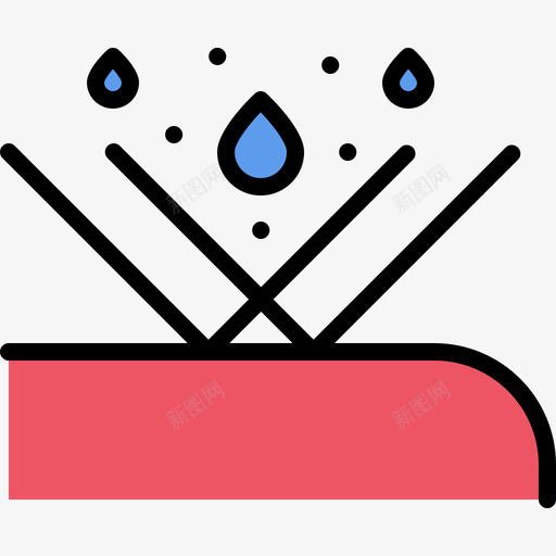 防雨洗车20彩色svg_新图网 https://ixintu.com 防雨 洗车 彩色