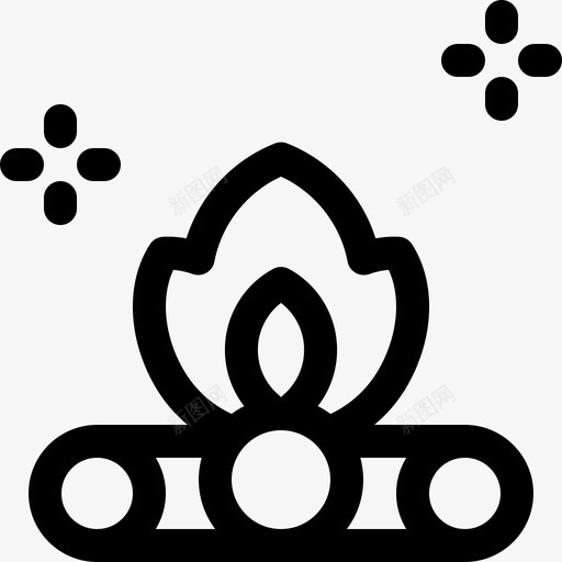 Bonfire巴西24线性svg_新图网 https://ixintu.com Bonfire 巴西 线性