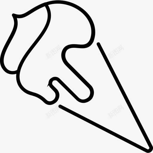 冰淇淋筒奶制品甜点svg_新图网 https://ixintu.com 冰淇淋 奶制品 甜点 香草 奶酪 鸡蛋