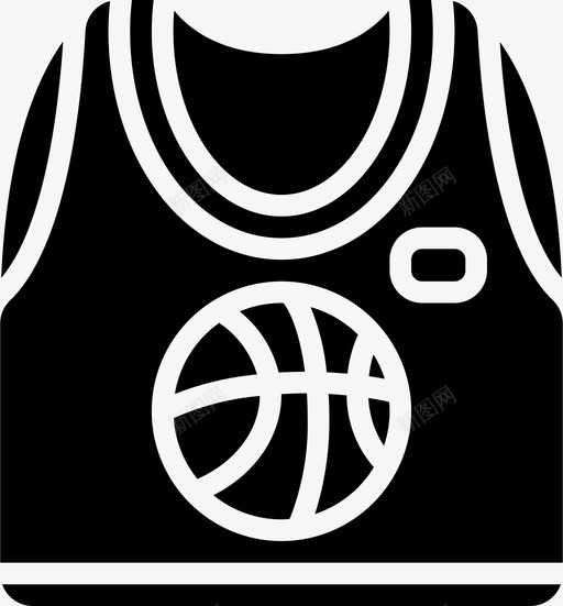 背心篮球63填充svg_新图网 https://ixintu.com 背心 篮球 填充