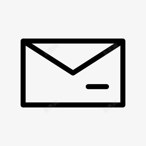信纸信封信件svg_新图网 https://ixintu.com 信纸 信封 信件 留言