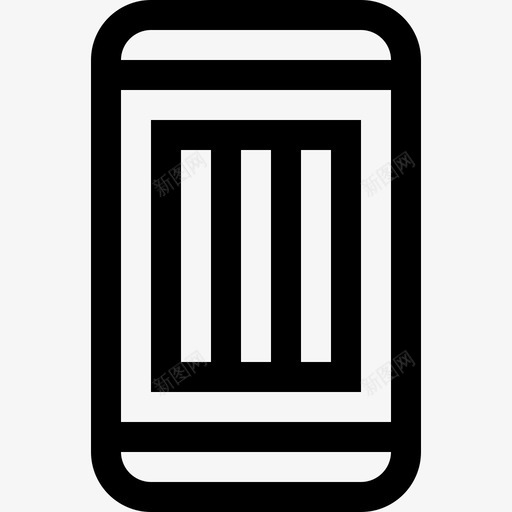 智能手机心理健康13线性svg_新图网 https://ixintu.com 智能 手机 心理健康 线性